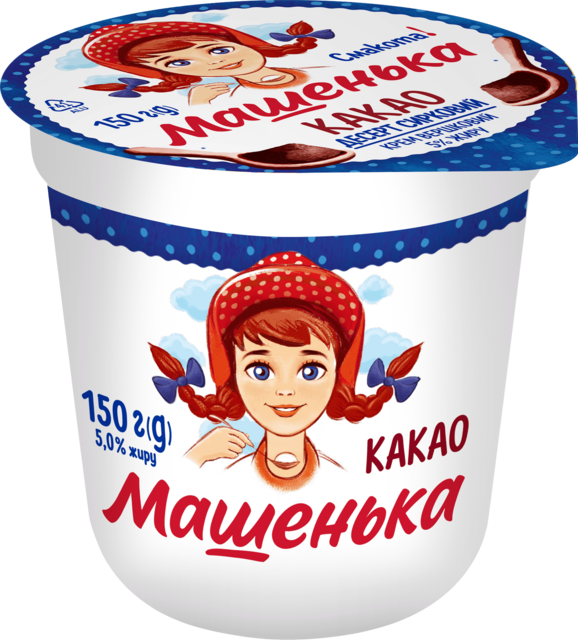 Сирковий десерт МАШЕНЬКА какао 5%, 150г